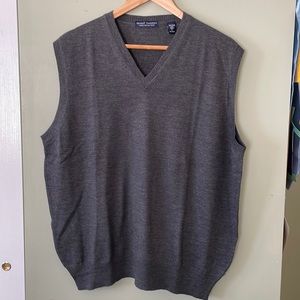 Grant Thomas Gray Sweater Vest